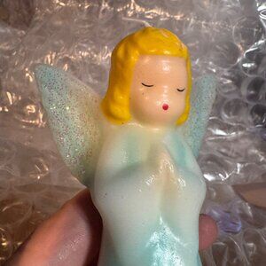 The Vermont Country Store Vintage Angel Candle 3.5" x 5.5" Made in China